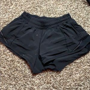 Lulu Lemon Shorts Size 4 Black
